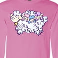 thumbnail image 4 of Inktastic Fluffy Sheep Family Long Sleeve T-Shirt, 4 of 5