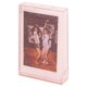 thumbnail image 3 of Caja de almacenamiento de fotos para cámara instantánea de 3 pulgadas, mini estuche para PC con cuerda de mano para tarjetas con fotos, purpurina transparente rosa, 3 of 12