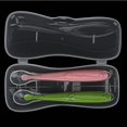 thumbnail image 2 of 2PCS/Set Silicone Soft Tip Spoons for Babies over 4 months old with Box (Green and Pink), 2 of 4