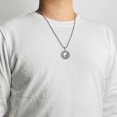 thumbnail image 4 of YinYangTrigramPendantNecklaceForMenAmuletJewelryForBoys24InchStainlessSteelLinkChain, 4 of 5