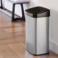 thumbnail image 5 of NINESTARS 13.2 Gallon Rectangular Soft Close Motion Sensor Trash Can, 5 of 5