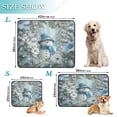 thumbnail image 3 of RMDQTR 2Pack Set of Medium and Large Pet Potty Pads Reusable Ultra-Absorbent Pet Training Pads Leak-Proof Pet Pads Snowman in The Frozen World, 3 of 7