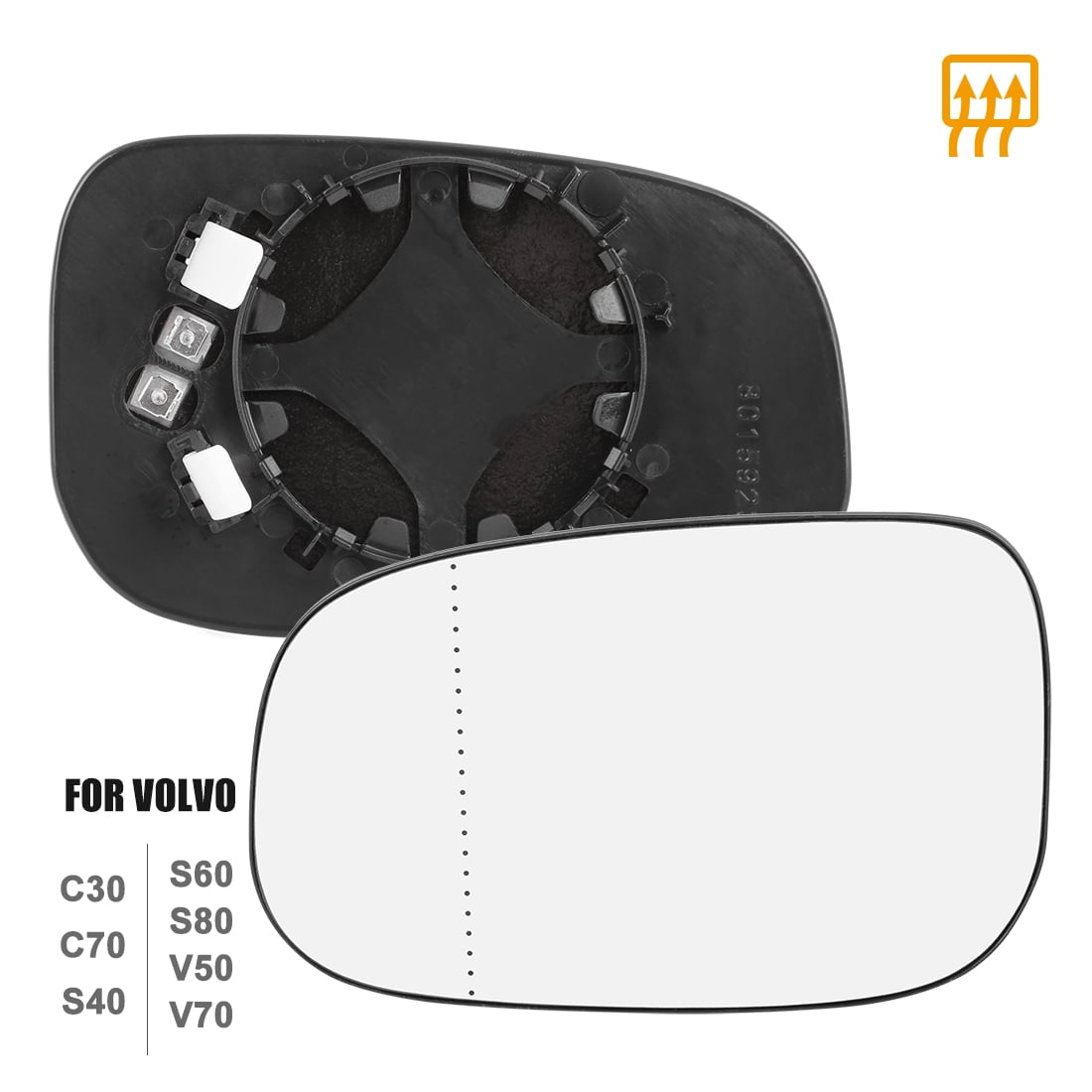 V50 Driver Side S60 C70 Adhesive For Volvo C30 S80 S40 Mirror Glass