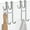 Silver_Hot#2763, variant on Double Sided Stainless Steel Door Hook, 9.9 Inch No-Drill Bathroom Towel Hanger, Modern Glass Door Mounted Hook for Kitchen & Bath, Multi-Purpose Heavy Duty Coat Hook, Silver/Black/Gold