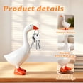 thumbnail image 3 of Desk Goose 7 Inch Desktop Goose Statue With Magnetic Beak Used for key storage,Funny Goose Figurine for Office Table or Home Decorations Idea, 3 of 7