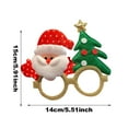 Christmas Glasses Glitter Holiday Party Glasses Christmas Glasses Props 