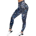 thumbnail image 4 of YDLCAFD Valentine's Day Women Mardi Long All Over Printing Shiny Print Yoga Pants XL, 4 of 5