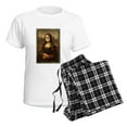thumbnail image 4 of CafePress - Pandemic Mona Lisa Pajamas - Women's Short Sleeve Print T-Shirt and Pants Light Cotton Pajama Set, 4 of 7