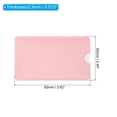 thumbnail image 2 of Unique Bargains Pochettes de Blocage RFID Prévention du Vol d'Identité Protecteur Sécurisé pour Cartes de Crédit Porte-Cartes Pochettes Rose Lot de 10, 2 of 6