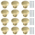 12 Pcs Antique Brass Drawer Handles Zinc Alloy Kitchen Cabinet Knobs ...