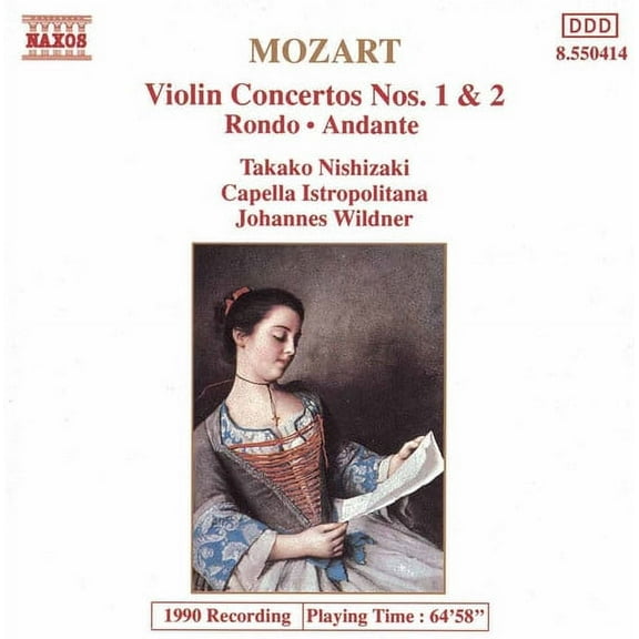 W.A. Mozart - Violin Concerti 1 & 2 / Rondo / Andante - Music & Performance - CD