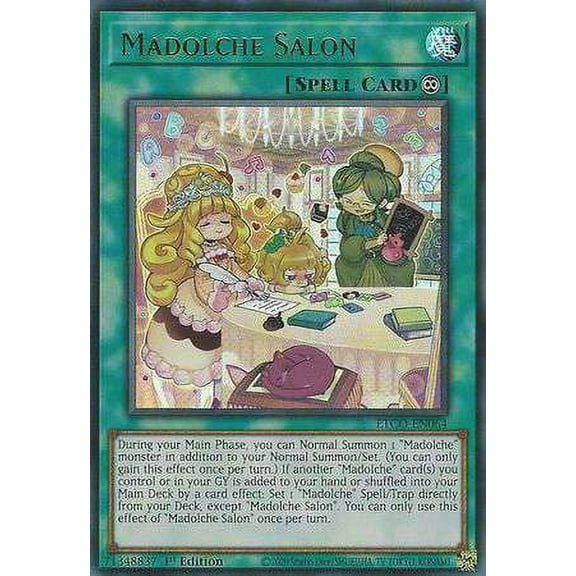 YuGiOh Eternity Code Ultra Rare Madolche Salon ETCO-EN064