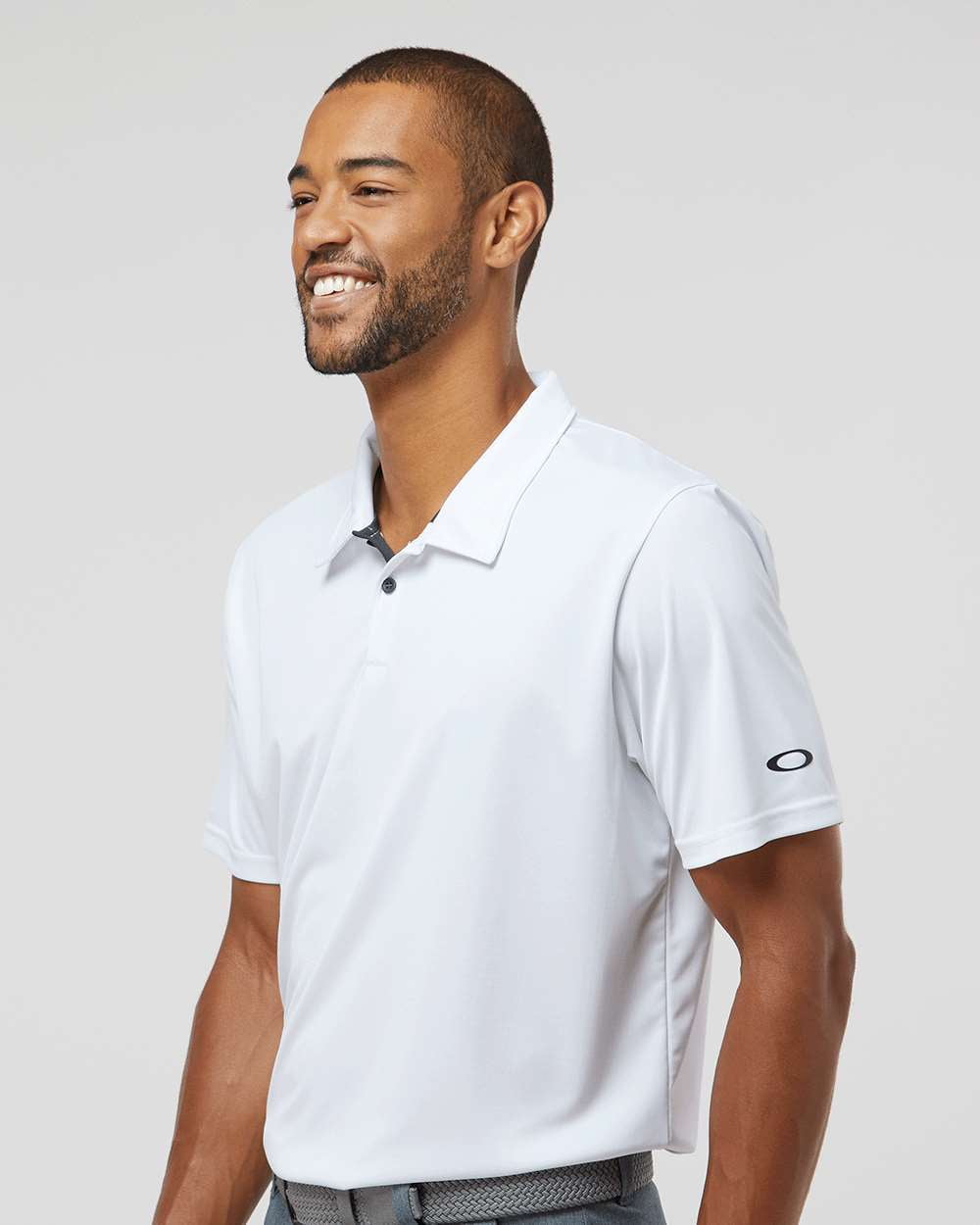 Oakley Team Issue Hydrolix Polo FOA402993 White Size 3XL