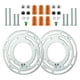 thumbnail image 5 of 2 soportes de montaje para luminarias, placa transversal universal de 4 pulgadas de diámetro con tornillo para candelabros cerca de la luz del techo, 5 of 8