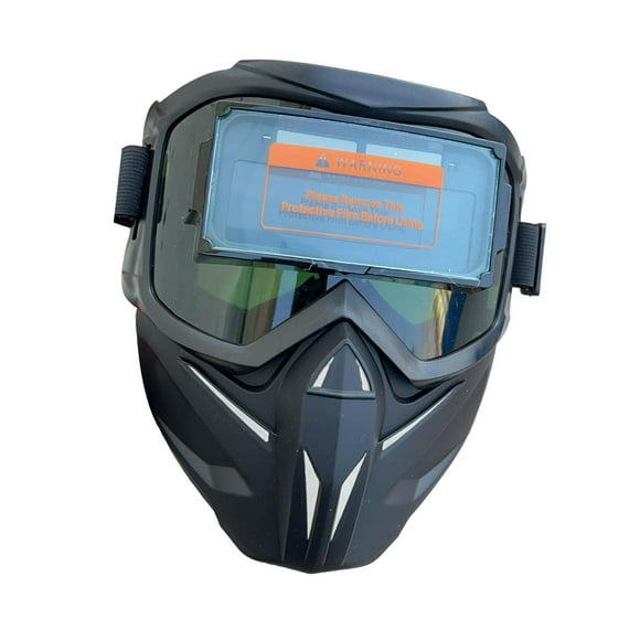 Casco de soldadura con oscurecimiento automático, antisalpicaduras, cómodo, ajustable, resistente a impactos, ligero y con capucha para soldar.