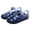 Dark Blue, variant on PVC Jelly Sandals for Girls Roman Style Full Coverage Toe Adjustable Strap Soft Sole Waterproof Beach Sandals Easy to Clean One Pair