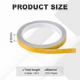 thumbnail image 2 of Uxcell Reflective Tape, Self-Adhesive Trailer Reflector Tape Warning Safety Sticker High Visibility Night Reflectors Yellow 1, 2 of 6