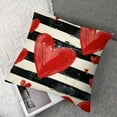 thumbnail image 7 of nygtbtfer Decorative Throw Pillow Set of 2, Black White Stripes Porch Outdoor Home Decor, Anniversary Wedding Couch Cushion Case White, 7 of 7