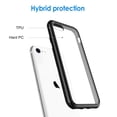 thumbnail image 3 of iPhone 7 Case, JETech Apple iPhone 7 Case Cover Shock-Absorption Bumper and Anti-Scratch Clear Back for iPhone 7 4.7 Inch (Black) - 3421, 3 of 5