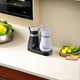 thumbnail image 2 of Salt and Pepper Shakers Set, Durable Glass and Aluminum Kitchen Accessories with SP Labels (2 Pack, Black), 2 of 5