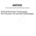 thumbnail image 2 of Transit Auto Front Rear Hub Bearings Assembly Coated Disc Brake Rotors and Ceramic Pads Kit (10Pc) for Car Kia Soul - Left Right Side (Driver Passenger) KBB-129536, 2 of 11
