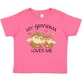 thumbnail image 3 of Inktastic My Grandma Loves Me with Cute Squirrels in Autumn Boys or Girls Baby T-Shirt, 3 of 5