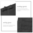 thumbnail image 5 of TABLZONE 2-Pack Black Short Aprons with Adjustable Waistbands and Multiple Pockets for Cooking, Serving, and Kitchen Tasks, 5 of 8