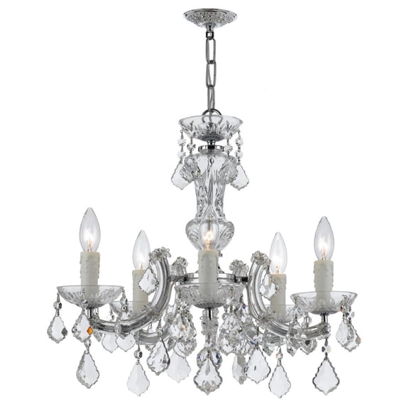 Crystorama Lighting - Five Light Mini Chandelier - Mini Chandelier - Maria