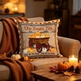thumbnail image 2 of Pumpkins Fall Outdoor Pillow Covers 18x18in , Waterproof Throw Pillow Covers for Patio Furniture,Thanksgiving Autumn Decorative Cushion Pillowcases for Garden Sofa, 2 of 6