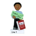 thumbnail image 4 of Personalized First Job Ornament - New Job Ornament, My First Job, Employee Ornaments, Occupation Ornaments, New Job Christmas Ornament, 1st Job Ornament - Black Male - Free Customization, 4 of 10
