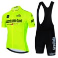 thumbnail image 1 of Tour De Italia D'ITALIA Ciclismo Jersey Conjuntos Hombres Bicicleta Manga corta Ciclismo Ropa Bicicleta Maillot Ciclismo Jersey Bib Shorts Tan Jianjun unisex, 1 of 2