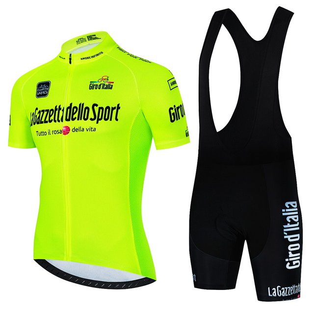 Tour De Italia D'ITALIA Ciclismo Jersey Conjuntos Hombres Bicicleta Manga corta Ciclismo Ropa Bicicleta Maillot Ciclismo Jersey Bib Shorts Tan Jianjun unisex