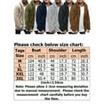 thumbnail image 2 of MAWCLOS Sherpa Fuzzy Fleece Hoodie for Men Oversized Hooded Coats Jacket Sweater Tops Outwear Autumn Winter Button Down Cardigan, 2 of 2