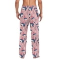 thumbnail image 2 of Whales and Snow Men's Pajama Pants with Pocket Lounge Pants Pajama Sleep Pant Pj Comfortable, 2 of 7