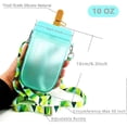 thumbnail image 2 of Cute Kids Water Bottles With Straws, Creative Ice Cream Popsicle Leakproof Plastic Drink, 2 of 5