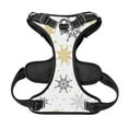 thumbnail image 2 of No Pull Dog Harness For Large Dogs Easy Walk Dog Vest Adjustable Collars Harnesses & Leashes Set Breathable Oxford Outdoor Walking Safety Reflective Strip Simple Christmas Snowflakes Prints, 2 of 9