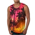thumbnail image 1 of Tejiojio Chemises Hawaïennes pour Hommes, Mode Décontractée Imprimée Sans Manches Pull Col Rond Débardeurs de Sport, 1 of 4