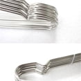 thumbnail image 2 of Wire Hangers 20 Pack 17.7 Inch Stainless Steel Strong Metal Hangers, 2 of 5