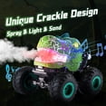 thumbnail image 6 of JoyStone Dinosaur RC Car for Kids, Remote Control Monster Truck with Mist Spray, Lights, Music, 2.4GHz All-Terrain RC Truck Toys for Boys and Girls 4-7, Green, 6 of 9