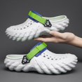 thumbnail image 2 of Sandalias ligeras de EVA para hombre, zapatos informales con agujeros, zuecos para amantes del jardín en casa y al aire libre, zapatillas planas de playa, 45, 2022 Qiuyongming unisex, 2 of 2