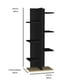 thumbnail image 3 of Librero Minimalista Fit Atlas Home Negro 100 cm Altura x 39 cm Ancho x 25 cm Fondo, 3 of 6