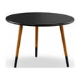 thumbnail image 2 of Bellamy Studios Mystic Wood 28" Round Coffee Table, Black, 2 of 4
