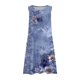 thumbnail image 5 of Vestido de Lino de Algodón de Color Sólido Vestido de Ajuste Suelto sin Mangas con Bolsillos, Ropa de Verano de Lino de Algodón para la Playa Y el Hogar, 5 of 5
