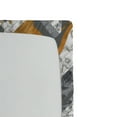 thumbnail image 3 of Ambesonne Chevron Fitted Sheet, Marble Pastel Zigzag Art, Queen Size, Pale Caramel Grey and White, 3 of 5