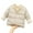Khaki, variant on IROINNID Toddler Winter Puffer Coat Boys Girls Long Sleeve Solid Mesh Embroidery Warm Button Jacket