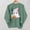 A234 Green, variant on Trikvn Women's Halloween Sweatshirts Cute Ghost Pumpkin Graphic Pullover Tops Casual Long Sleeve Crewneck Fall Clothes Loose Fit Novelty Holiday Party Shirts