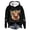 Black, variant on Women's Hoodie Christmas Highland Cow Graphic Pullover Hooded Long Sleeve Hoodie Cottagecore Holiday Top