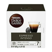 Nescafe Dolce Gusto Coffee Pods, Espresso Intenso, 16 capsules, Pack of 3