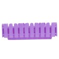 thumbnail image 5 of Worgeous  Plastic Fence Flower Pot Outdoor Plant Container Herb Indoor Pots Succulent Planters Purple, 5 of 7