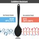 thumbnail image 3 of Juego de 4 cucharas ranuradas y mezcladoras antiadherentes de silicona, cucharas ranuradas grandes de silicona para servir, cucharas antiadherentes resistentes al calor para cocinar,, 3 of 7